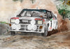 Ole Steinert - Audi Quattro A1 - Rallye San Remo 1982