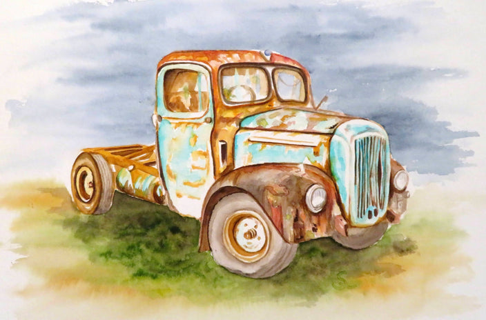 Steffi Rodigas - British rusty car