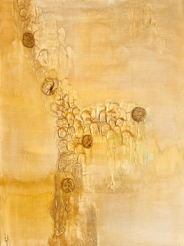 Sandra Kolodjezak - Gemälde mit Landschaftsjaspis