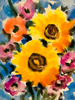 Ladislaus Billanitsch - Flammende Sonnenblumen