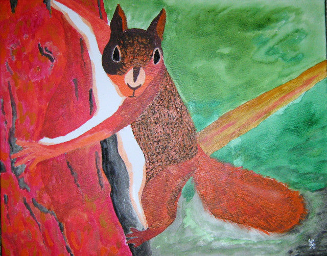 Lutz Auerbach - Eichhörnchen im Baum