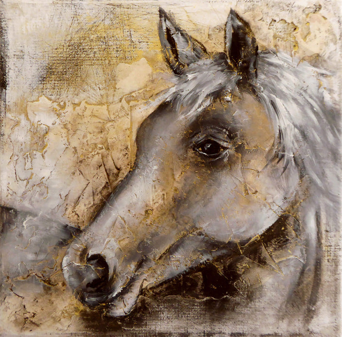 Doris Teufert - Horse V (Shabby Chic)