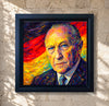 Margarita Kriebitzsch - Konrad Adenauer Portrait - Bundeskanzler-Serie - Kunst-Mini