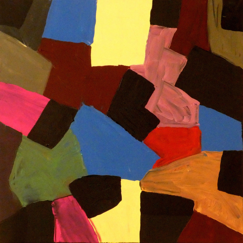 Bruno Ringgenberg - Buntes abstraktes Bild