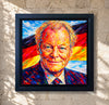 Margarita Kriebitzsch - Willy Brandt Portrait - Bundeskanzler-Serie - Kunst-Mini