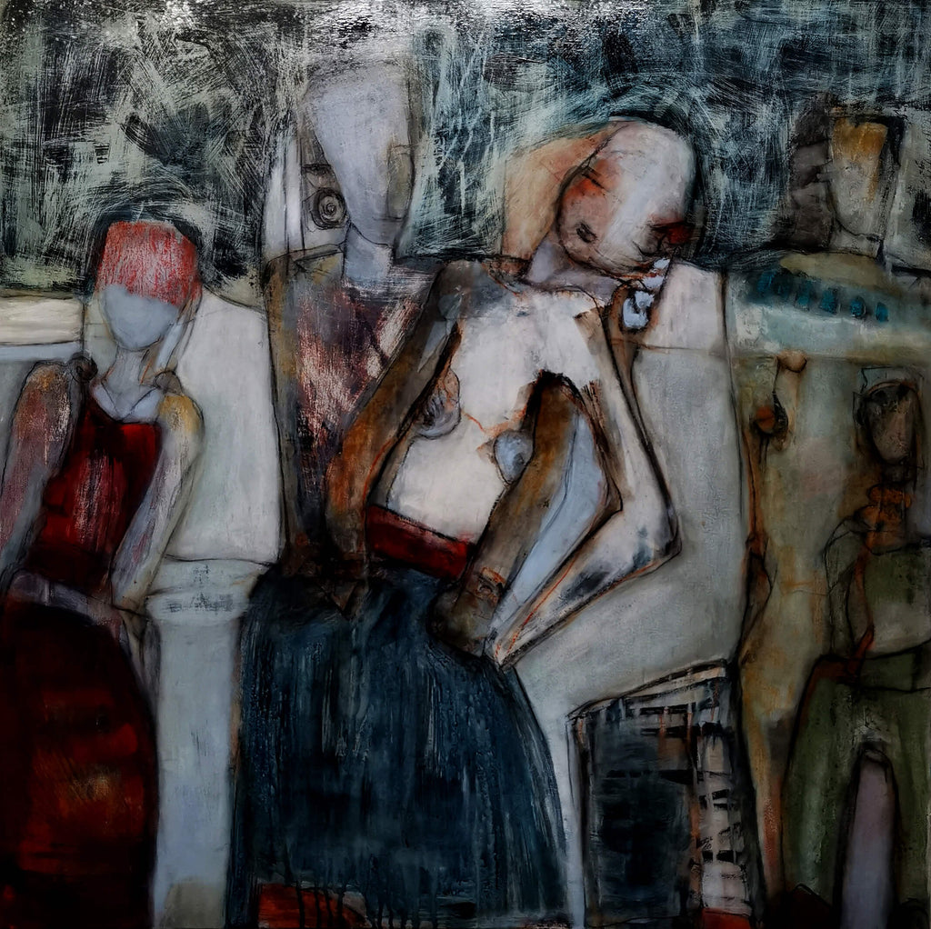 Rosemie Becker - Menschen bei Nacht - Wankende Welt