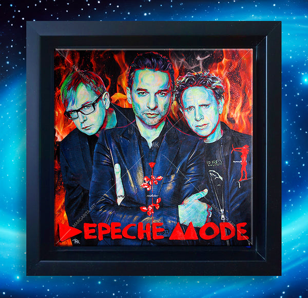 Margarita Kriebitzsch - Depeche Mode Portrait - Kunst-Mini
