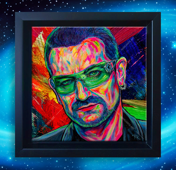 Margarita Kriebitzsch - Bono Portrait - Kunst-Mini