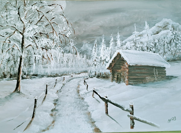 Max Hanhart - Winter in den Bergen