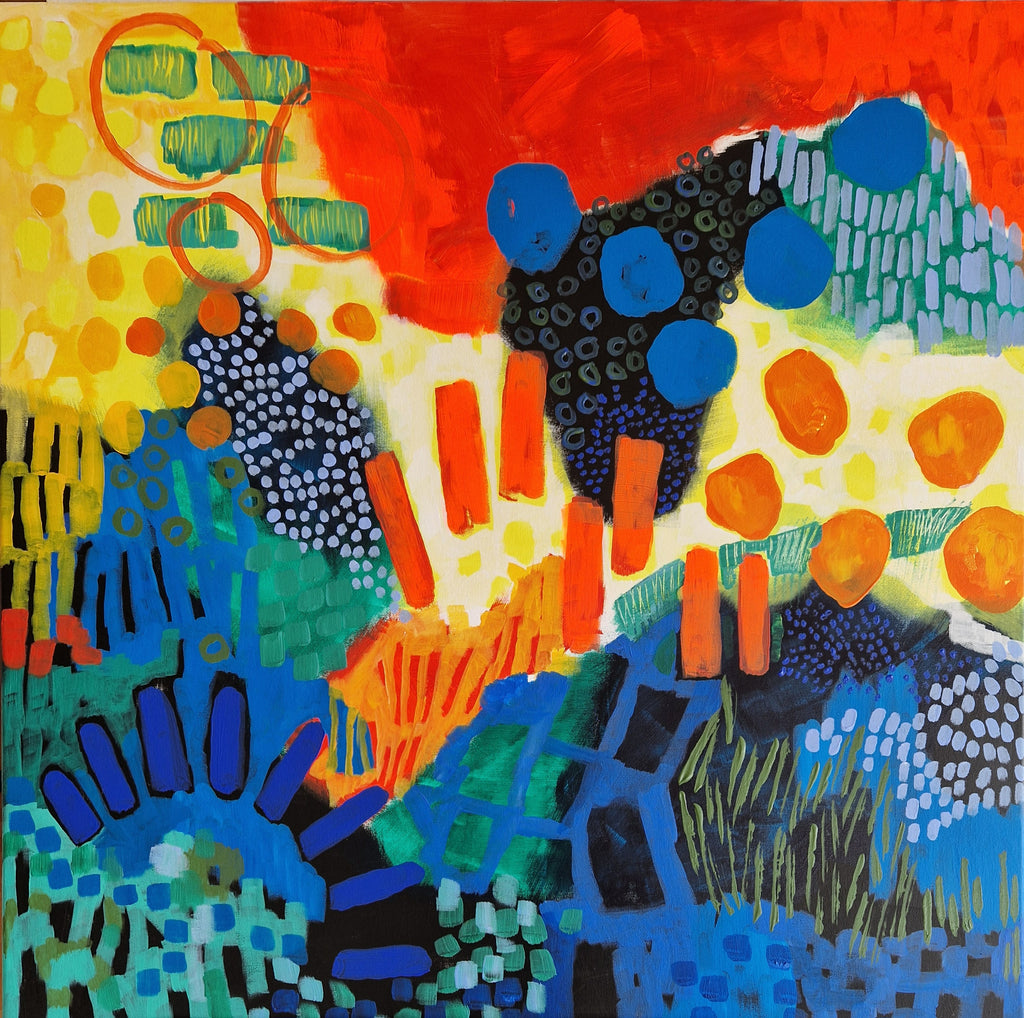 Gabriele Wöllhaf - Flowerbed at sunset