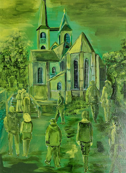 Christian Schulze - Kirchgang am Abend