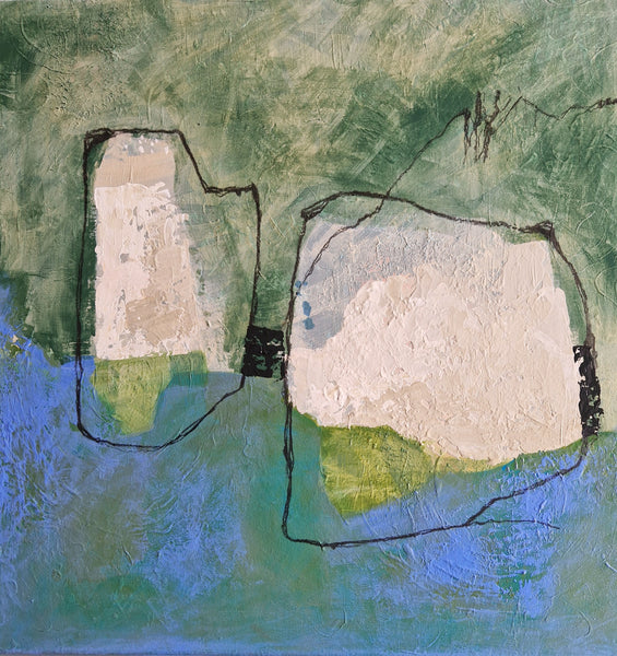 Gabriele Wöllhaf - Steine am Fluss