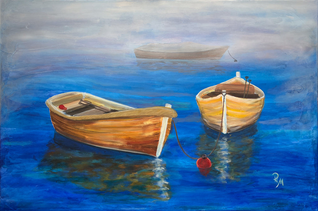 Priska Heri Monjé - 3 Boote / Stille im Wasser