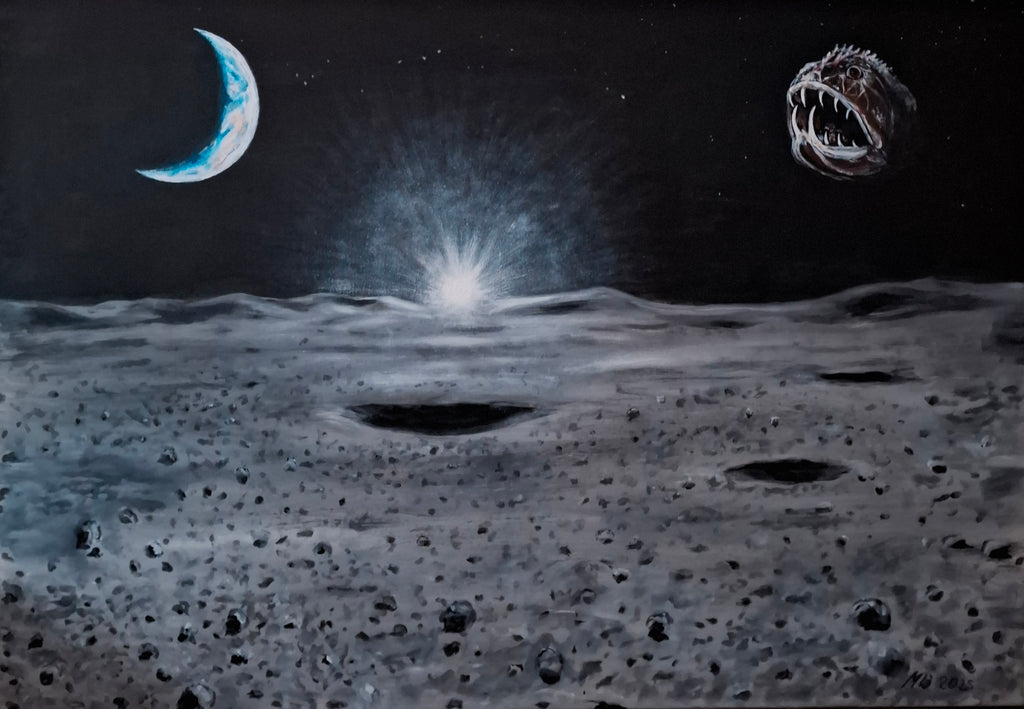 Maik Weidemann - Geheimer Besucher am Mondhimmel