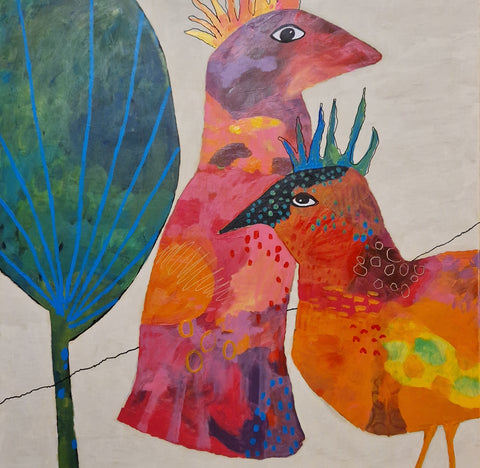 Gabriele Wöllhaf - Vogelpaar