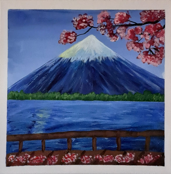 Birgit Friederichs - Fuji-Ausblick von einer Brücke