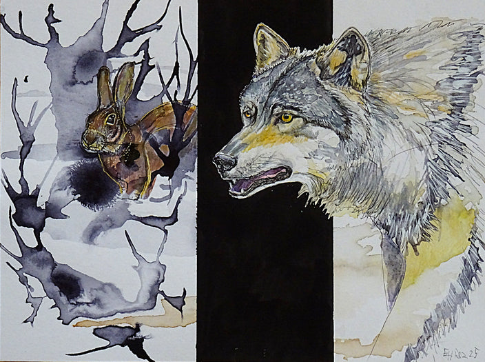 Esther Höltschi - Wolf und Hase