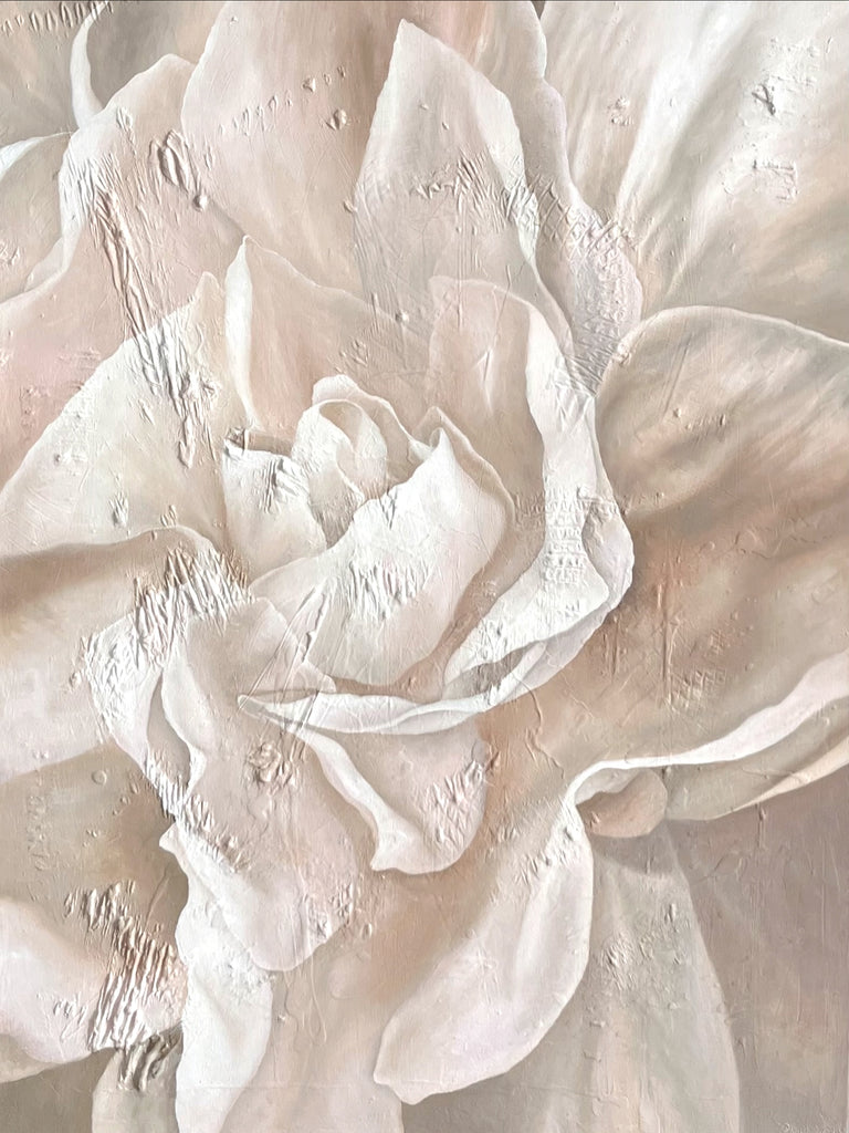 Marianne Patrzek - Rose weiß