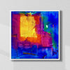 Heike Ponge - Farbenfrohe leuchtende abstrakte Acrylmalerei