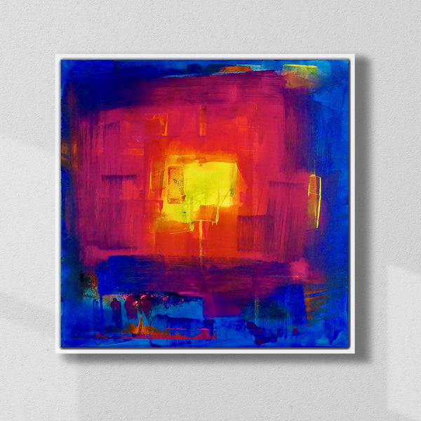 Heike Ponge - Farbintensive leuchtende abstrakte Acrylmalerei