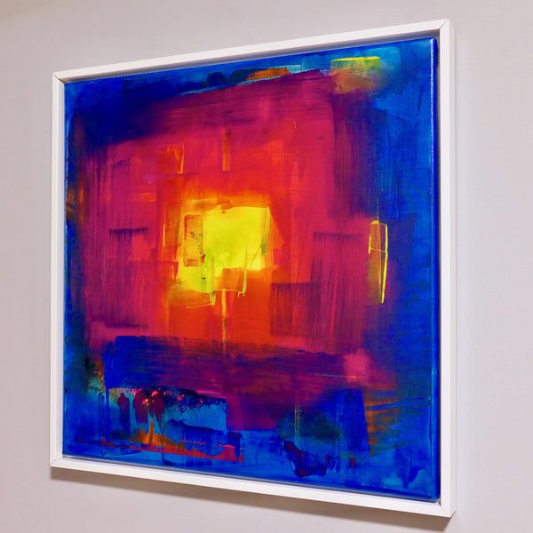 Heike Ponge - Farbintensive leuchtende abstrakte Acrylmalerei