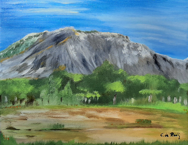 Claudia de Rooij - Bergblick Südfrankreich_100
