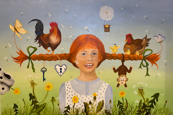 Ingrid Barbara Hacker - Wimmelbild Pippi