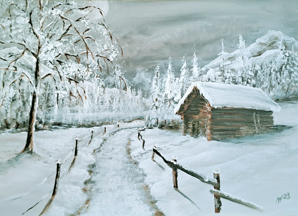 Max Hanhart - Winter in den Bergen