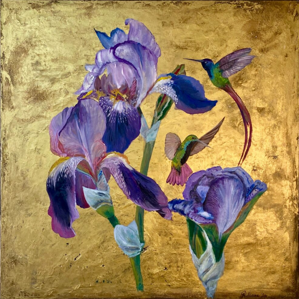 Ruksana Kausar - Der Kolibri und die Irisblüten