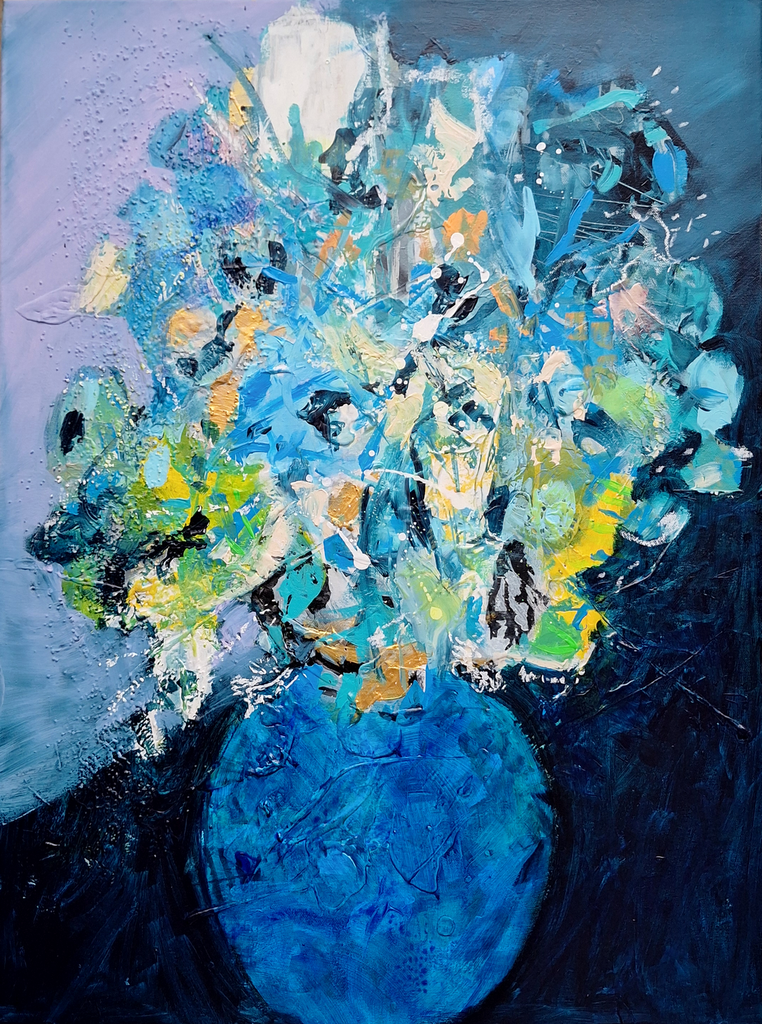 Margret Obernauer - Blue Flowers
