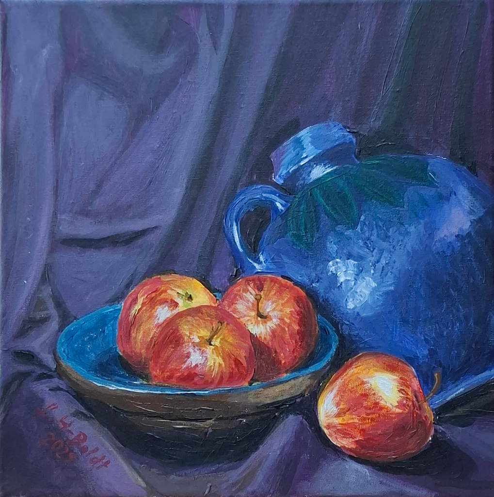 Lucyna Dorota Hartmann-Boldt - Stillleben mit Äpfel