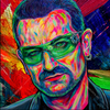Margarita Kriebitzsch - Bono Portrait - Kunst-Mini