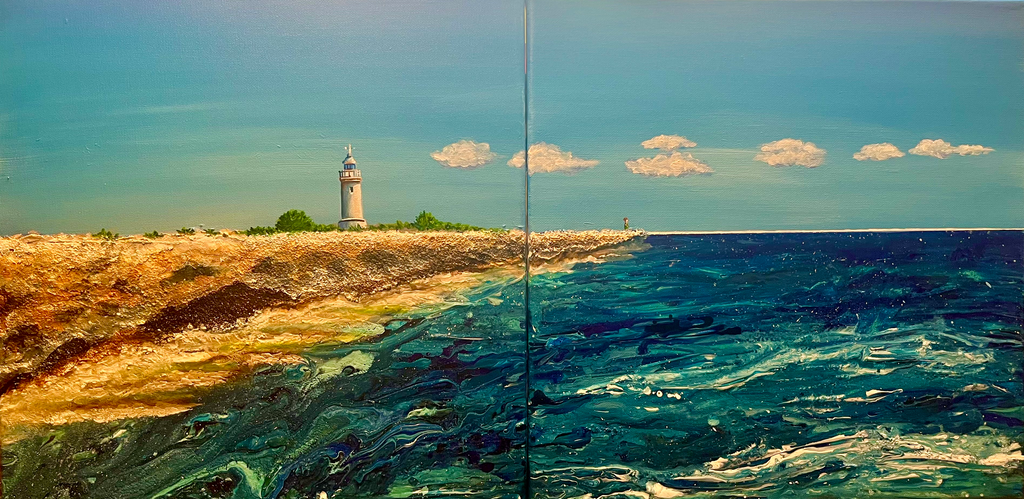 Nachtmalerin Pädi Muntwyler - Zypern, ich und das Meer