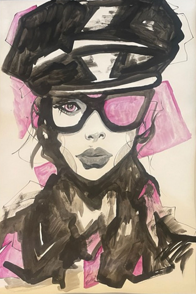 Jens Oehler - Frau in Schwarz mit Brille