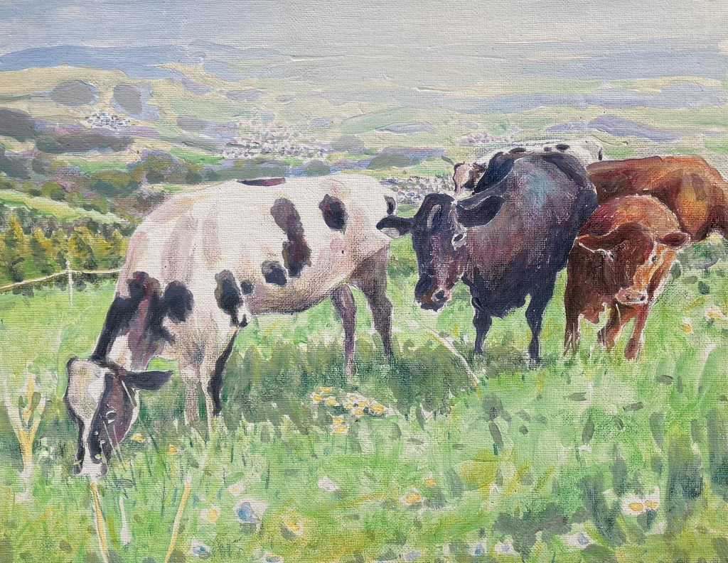 Sylvain Hirschi - Kühe auf der Alp