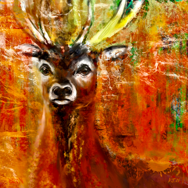 Vanessa Teuscher - Hirsch in der Glut