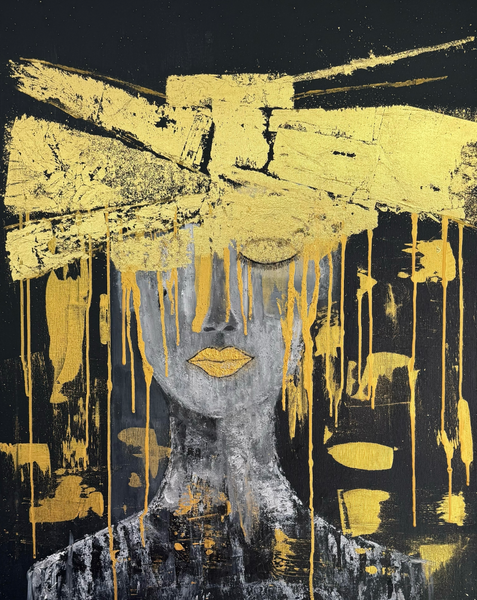 Edda Riedel Elke Riedel - Lady in Gold - KUNST-ONLINE