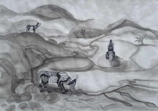 Jana Steinmann - Ruhiger Abend beim Gewässer