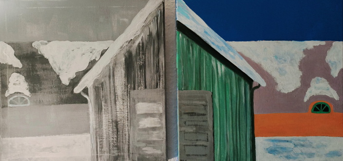 Agnes Beaujon-Machalke - Bauernhof im Winter