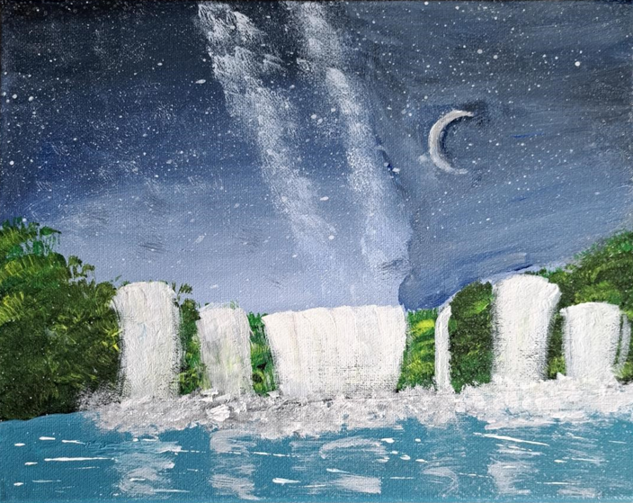 Birgit Friederichs - Waterfalls by night
