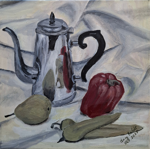 Lucyna Dorota Hartmann-Boldt - Stillleben mit Paprika