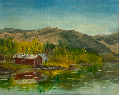 Stefan Moitzi - Hütte am See