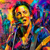 Margarita Kriebitzsch - Bruce Springsteen Portrait - Kunst-Mini