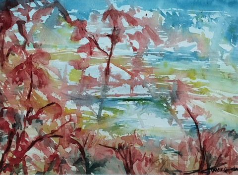 Sabine Griesser - Imaginäre Herbstlandschaft