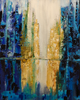 Helga Stieglbauer - Skyline in Blau