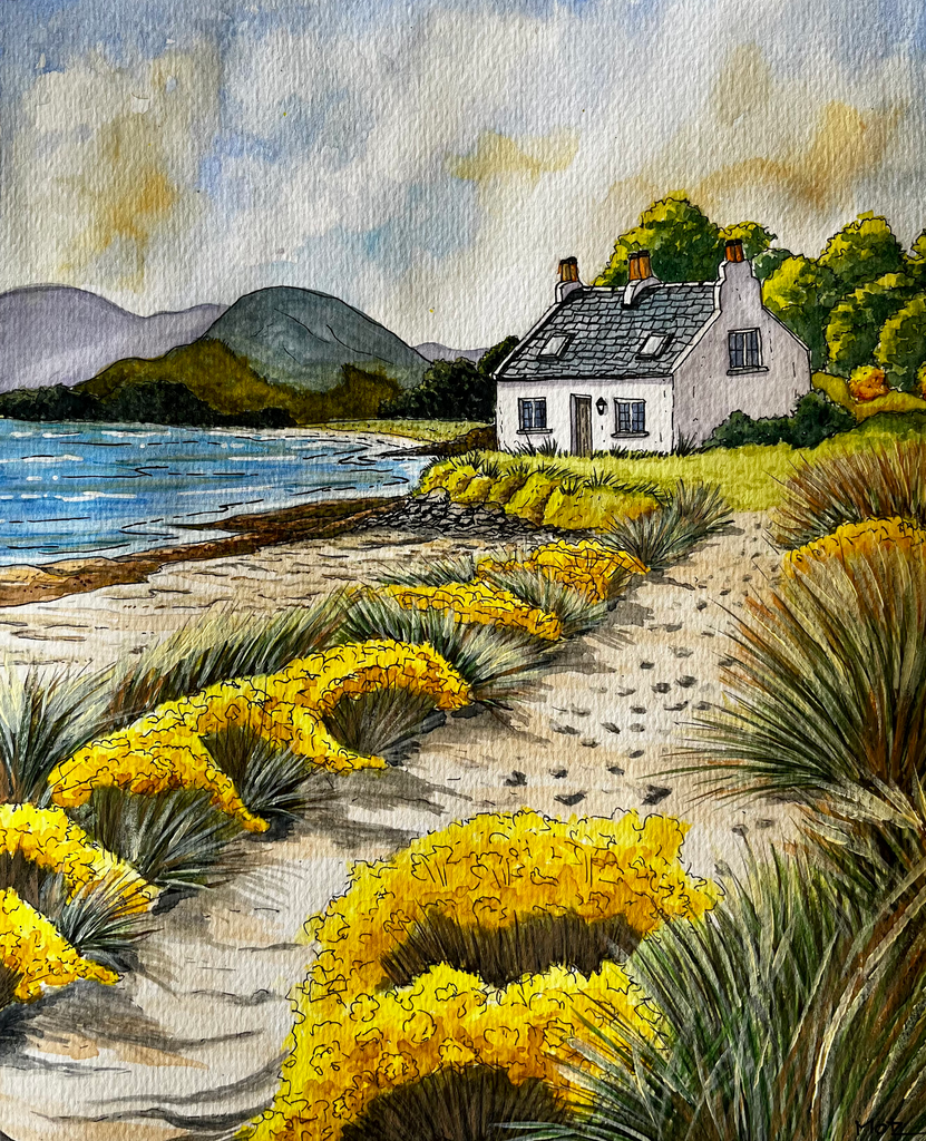 Manuela Motz - Einsames Haus am Meer