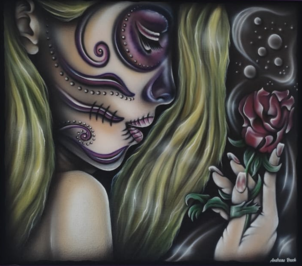 Andreas Resch - La Catrina in Lila