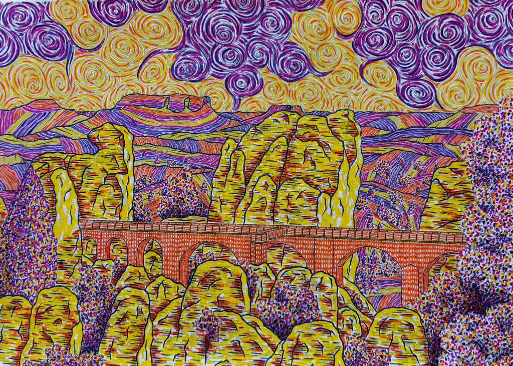Aaron Gold - Basteibrücke in Farbe