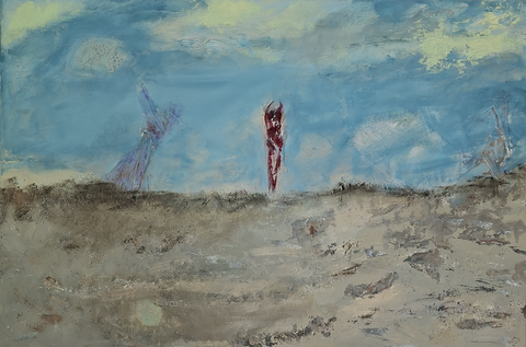 Vera Caro Jowett - Motion in light blue