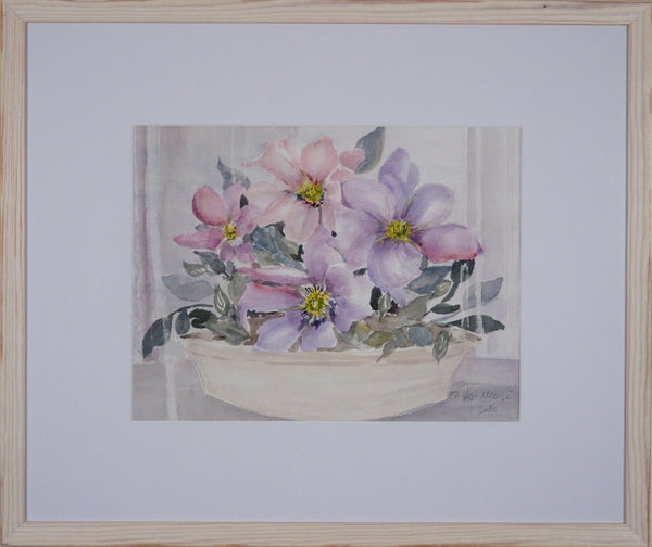 Priska Heri Monjé - Clematis in einer Schale